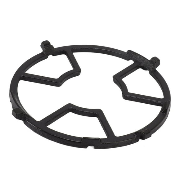 Anillo De Wok De Hierro Fundido, Rango De Calentamiento Controlado Diseño De Ranura Inferior Estable Y Robusto Rejilla De Estufa De Gas Segura Para Sartén De Acero Negro