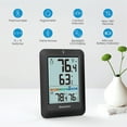 thumbnail image 3 of Newentor Portable Indoor Outdoor Thermometer, Wireless Weather Station with 1 Remote Sensor, Temperature and Humidity Monitor, ℉/℃ Switchable, Air Comfort Indicator, Black, 3 of 10
