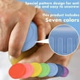 thumbnail image 4 of 14 Pack 7 Wide Mouth & 7 Regular Mouth Mason Jar Lids, Suitable for Ball, Kerr and More, with Silicone Rings, Leak proof Plastic Storage Cap, 86mm &70mm, Reusable Jar Lid Tops, Colored Caps for Mason, 4 of 7