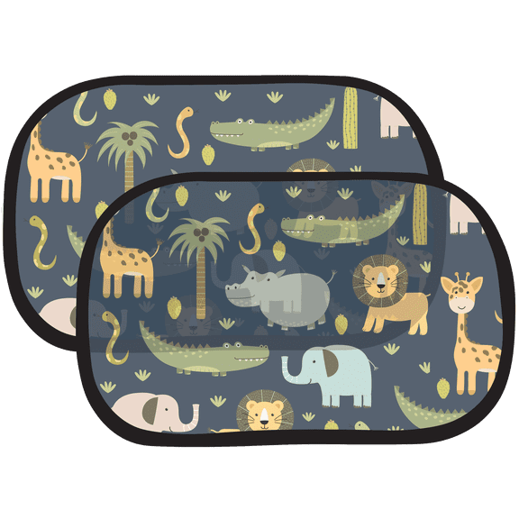 Lulyboo Car Sun Shade for Kids – Static Cling Window Shade with Cute Prints
