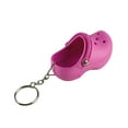 thumbnail image 5 of rygai Mini Keychain Wear-resistant High Simulation Shoe Shape Three-dimensional No Odor Decorate Colorfast Mini Slipper Shoes Keychain Backpack Gift,Red, 5 of 8