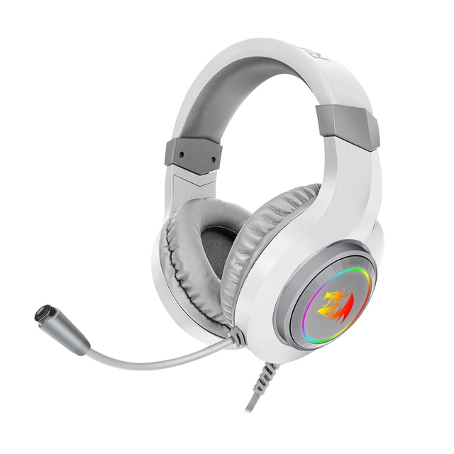 Auriculares para juegos Redragon H260 Hylas con cable, 50 mm, estéreo, blancos