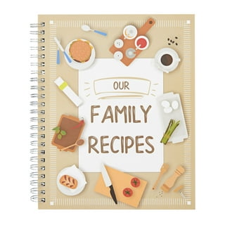 Recipe Book to Write in Your Own Recipes, Gift for Her, Wood Recipe Binder,  Blank Recipe Notebook, Blank Cookbook, Personalized Mom Birthday 