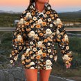 thumbnail image 2 of Makaor Cute Hoodies for Women Halloween Tunic Sweatshirt with Pockets Fleece Long Sleeve Pullover Pumpkin Oversized Tops, 2 of 5