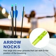 thumbnail image 4 of Uxcell Archery Arrows Nocks 6.2mm, Plastic Insert Arrow Nock Replacement Arrow Tails for Shooting Compound Recurve Transparent Yellow, 4 of 7
