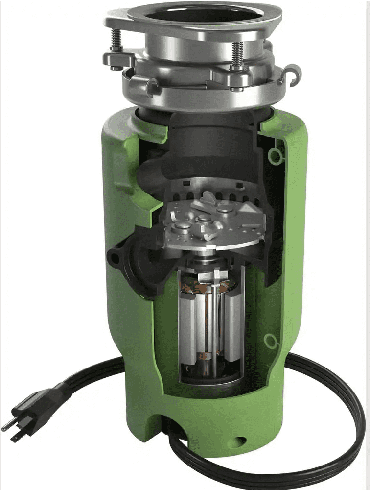 GE 1/2HP Continuous Feed Garbage Disposal