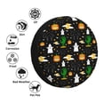 thumbnail image 4 of Rateoe Halloween Pattern Tire Cover Wheel Protectors Weatherproof Wheel Covers Universal Fit for Trailer Rv SUV Truck Camper Travel Trailers Accessories-14 inch, 4 of 6