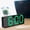 G, variant on Alarm Clock Digital Battery Powered Travel Alarm Clocks Powered Non Ticking With Snooze Temperature Date Time Brightness Adjustable For Kids Adults Clock