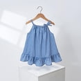 thumbnail image 1 of Économies d'Été! Robe d'Été pour Enfants, Robes Décontractées pour Filles en Liquidation, Robe Sans Manches à Carreaux à la Mode pour Enfants, Robe Décontractée et Confortable à Col Rond, 1 of 3
