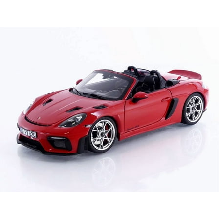 2023 Porsche 718 Spyder RS Guards Red 1/18 Diecast Model Car by Norev