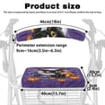 thumbnail image 6 of HELLHERO Black Cat Pumpkin Rollator Walker Cover and Rollator Seat Covers for Elder Removable and Washable Secure Fit for Elderly, 6 of 7