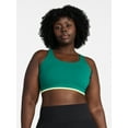 thumbnail image 2 of Avia Women's Medium Support Open Back and Contrast Tipping Sports Bra, XS-XXXL, 2 of 7