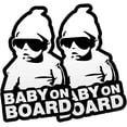 thumbnail image 1 of QTH Baby on Board Sign for Cars, Warning Sticker Notice Board with Reflective Light (2PCS), 1 of 4