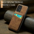 thumbnail image 5 of Phone Case for Samsung Galaxy A52 5G, Back Credit Card Holder Wallet Cover Study Kickstand PU Leather Magnetic Clasp RFID Blocking Case for Samsung Galaxy A52 5G Cases Women, Brown, 5 of 9