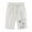 White, variant on biudgviw Bermuda Shorts for Women High Waisted Cotton Linen Shorts Cuffed Hem Summer Lounge Knee Length Shorts with Pockets