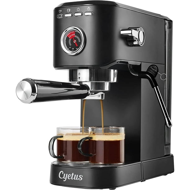 Espresso Machine with Milk Frother Steam Wand, Espresso and Cappuccino