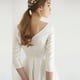 thumbnail image 3 of Elegante vestido de noche para mujer banquete Blanco simple retro fotografía verano viaje fotografía Mori longitud media, 3 of 5