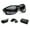 Black Frame Gray Lenses, variant on JUST GO Men's Polarized Lens Sports Sunglasses for Cycling Riding Baseball Running Golf, Silver, Grey