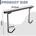 thumbnail image 2 of Ceiling Mounted Bike Rack for Garage, Space-Saving Ceiling Bike Storage for 4 Bikes(Horizontally)/8 Bikes(Vertically), Adjustable Bike Hooks for Road Mountain Bikes, 2 of 9
