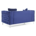 thumbnail image 6 of Glory Furniture Paige Velvet Loveseat in Blue, 6 of 6