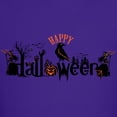 thumbnail image 3 of CafePress - Happy Halloween Black & Orange Spooky Typo T Shirt - Dark T-Shirt Kids XS-XL, 3 of 4