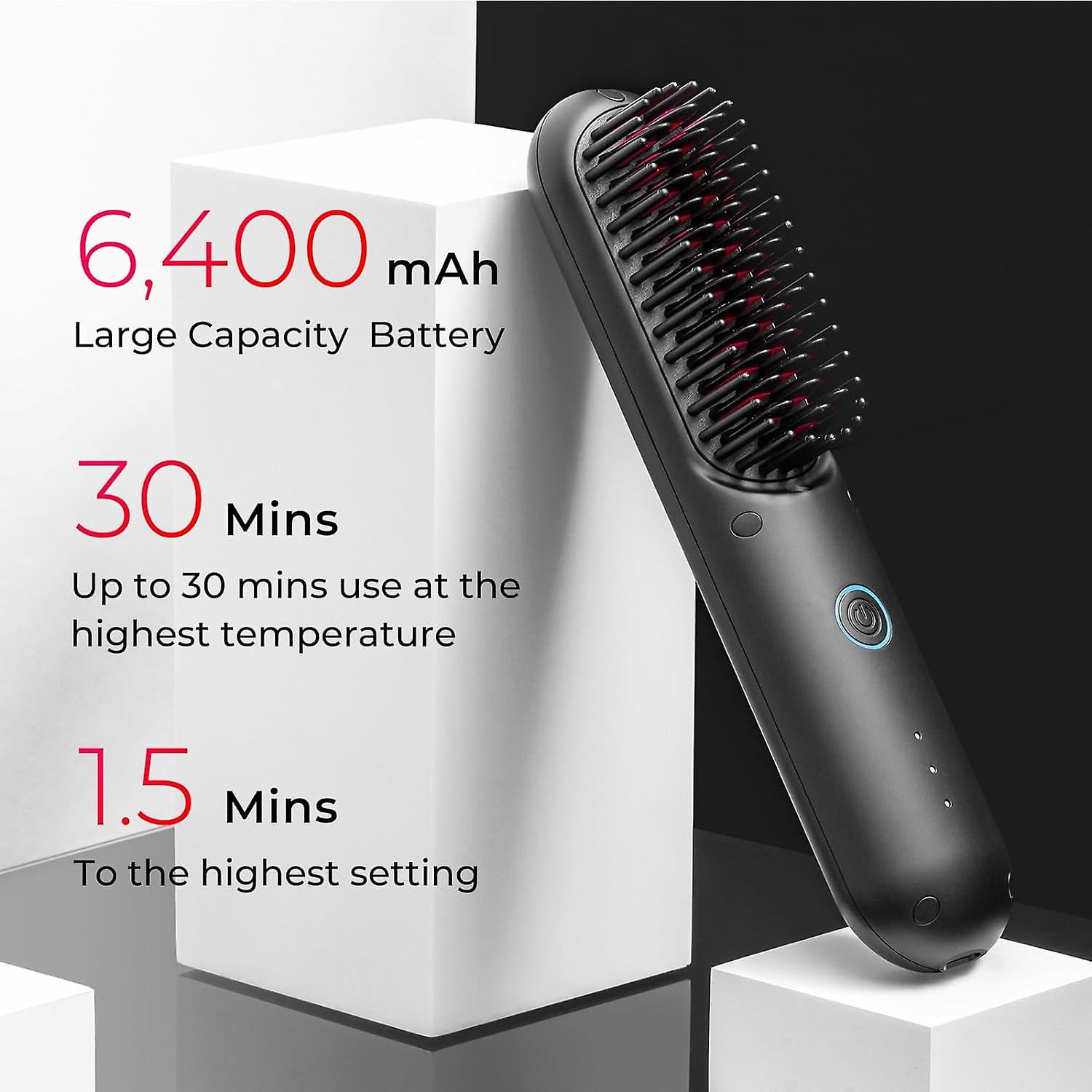 Cordless Hair Straightener Brush