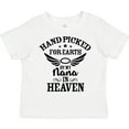 thumbnail image 3 of Inktastic Handpicked for Earth by My Nana in Heaven with Angel Wings Boys or Girls Toddler T-Shirt, 3 of 5