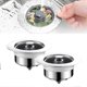 thumbnail image 1 of Sink Bounce Core Drain Filter, Kitchen Sink Deodorizer Filter, Kitchen Sink Stopper, 3 in 1 Sink Drain Filter Stopper (2 Pieces), 1 of 4