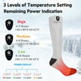 thumbnail image 4 of SNOW DEER Bluetooth Heated Socks With APP Control For Men Women, 4 of 7