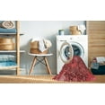 thumbnail image 2 of Ahgly Company Tapis Rond Lavable en Machine Intérieur Transitionnel Rouge, 8 Pieds Rond, 2 of 7