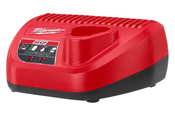 Milwaukee M12 12V Cordless 4-Tool Kit (Drill/Driver, Impact Driver, Recip Saw, Light) 2498-24 with 1.5Ah Battery, Charger, & Tool Bag