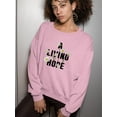 thumbnail image 2 of A Living Hope Daisies Sweatshirt Women -Image by Shutterstock, Female Small, 2 of 4