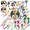 5A, variant on fantasy Magic Wand Theme Stickers, Waterproof Magic Wand Theme Sticker for Water Bottle Laptop Phone Cases Planner Skateboard Luggage Helmet Party Favor Decor, Ideal for Adults Teens Teacher Rewards