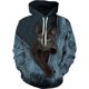 thumbnail image 5 of Sudadera con capucha con estampado 3D de gato lindo para hombres y mujeres, sudadera informal de manga larga con gráficos, chándal de gran tamaño, ropa de calle para hombres, 5 of 5
