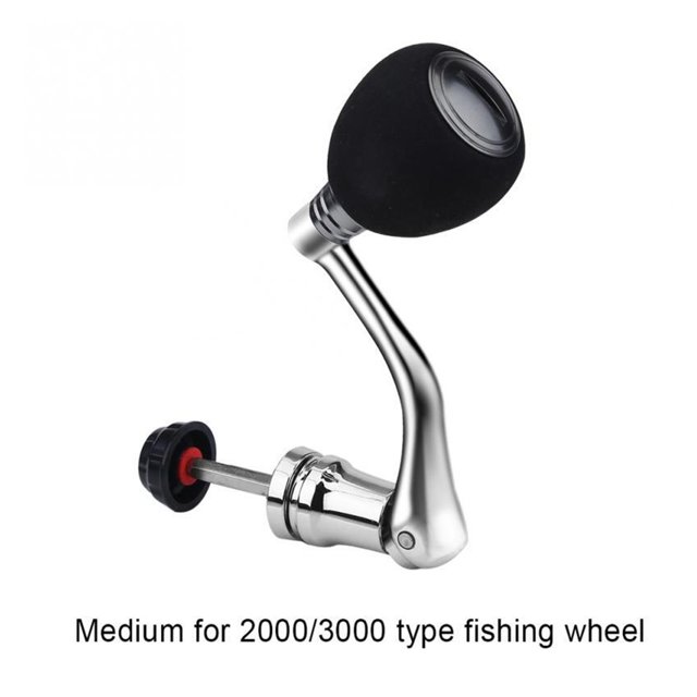 Reel Replacement Power Handle Fishing Reel Handle Knob Spinning Handle Metal Rocker Arm Grip For Spinning Fishing Reel Accessory ,Rigid Aluminum Skeletal Frame