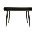 thumbnail image 6 of GDF Studio Rex Mid Century Rubberwood Writing Desk, Charcoal Grey and Medium Brown, 6 of 9