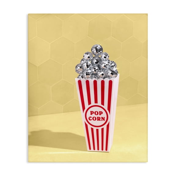 Stupell Industries Eclectic Disco Filled Popcorn Canvas Art, 16 x 20, by LISH Creative