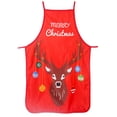 thumbnail image 1 of Dsscvnef Christmas Apron with Festive Cloth Printing Decoration Cartoon Design for Holiday Cooking Baking Party Wear, 1 of 4