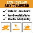 thumbnail image 6 of Ottomanson All Weather Rubber Boot Tray, Heavy Duty Non Slip Shoe Mat, 18" x 28", 6 of 7