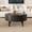 Black, variant on Round Lift Top Coffee Table with Storage, Center Table with Hidden Compartment, Circle Coffee Table for Living Room, Walnut