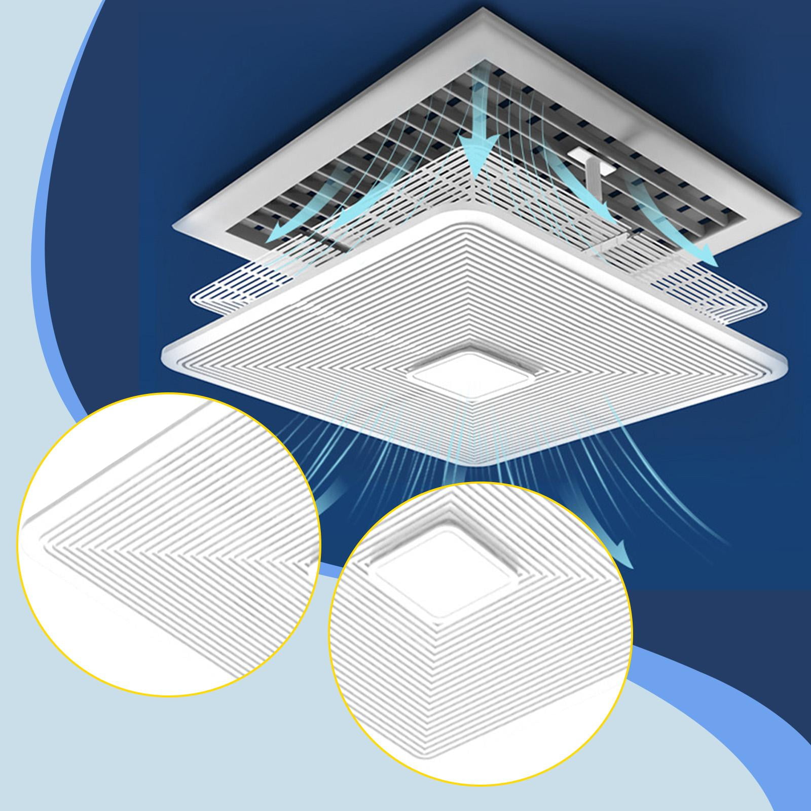 Air Conditioner Windscreen Vent Cover Baffle Made of Lightweight PP Material for Commercial Residential Air Systems