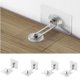 thumbnail image 2 of Dinheiro 4 unids/set mueble de TV fijo dispositivo para evitar vertidos muebles sin perforaciones accesorio anticaída para aparadores y armarios, 2 of 8