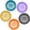 Bright-colored, variant on Bathroom Sink Drain Strainers, Hair Catcher Shower Drain Covers Protector, Flexible TPR Material, Multiple Colors for Bathroom Tub Shower and Sink Hair Trap Garbage Disposal Parts, 5 Pack
