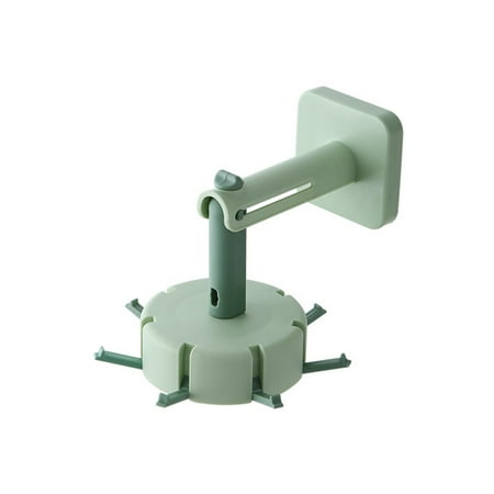 

XHAO 1 Pcs Rotate Hook Folding 360 Degree Rotatable PP Wall Hanging Storage Rack for Kitchen