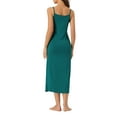 thumbnail image 3 of INSPIRE CHIC Nuisette pour Femme à Bretelles Spaghetti Col Rond Robe de Nuit sous Camisole Complète TP Vert, 3 of 6