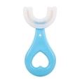 thumbnail image 1 of U Shaped Toothbrush Soft Silicone Brush Head 360 Oral Teeth Cleaning for Toddlers Kids, 1 of 3