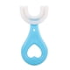 thumbnail image 1 of U Shaped Toothbrush Soft Silicone Brush Head 360 Oral Teeth Cleaning for Toddlers Kids, 1 of 3
