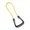 Yellow, variant on Outdoor Bag Zippers Puller Polyester Zippers Head Slider Colorful Detachable Zippers Pull Sewing Accessories