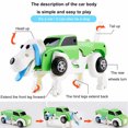 thumbnail image 3 of Coche de juguete Wind-up Clockwork Dog Transform Dinosaur para niños, 3 of 5