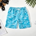 thumbnail image 5 of Bovxnpu Boys Swim Trunks Athletic Beach Shorts Boys Waterproof Beach Shorts Quickly Dry Surfing Vacation Swim Trunks, 5 of 7